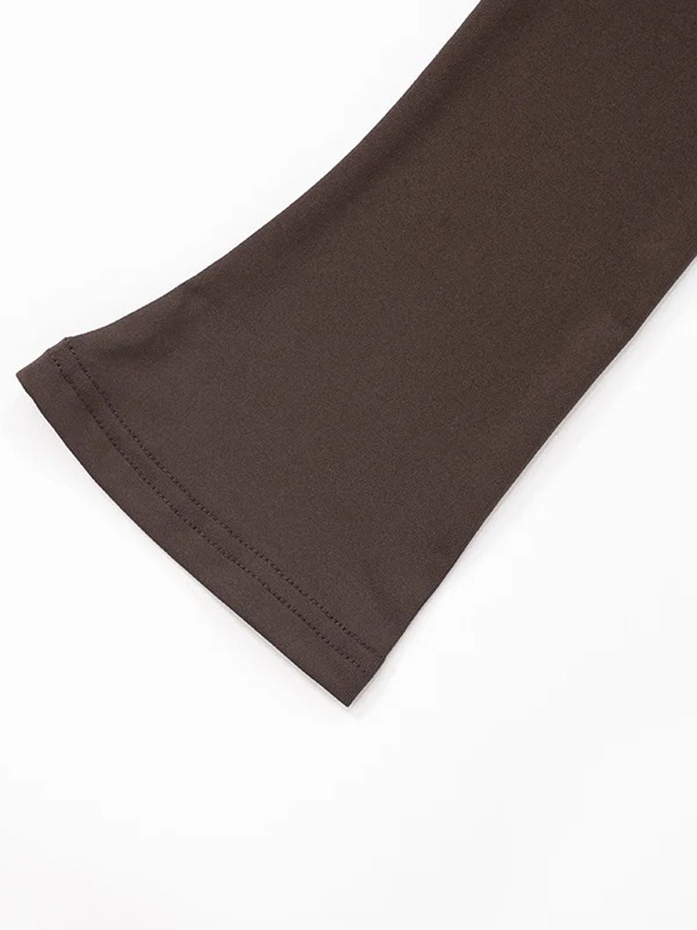 Chocolate Drape Mini Dress – One Shoulder Ruched Bodycon Dress with Side Train | Peach Motel