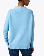 Sky Blue Knit Pullover Sweater – Classic Lightweight Women’s Knitwear | Peach Motel