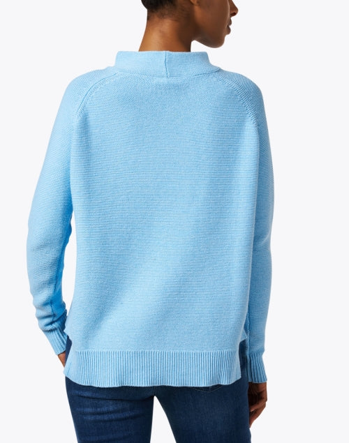 Sky Blue Knit Pullover Sweater – Classic Lightweight Women’s Knitwear | Peach Motel