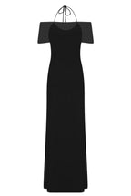 Black Off-Shoulder Maxi Gown