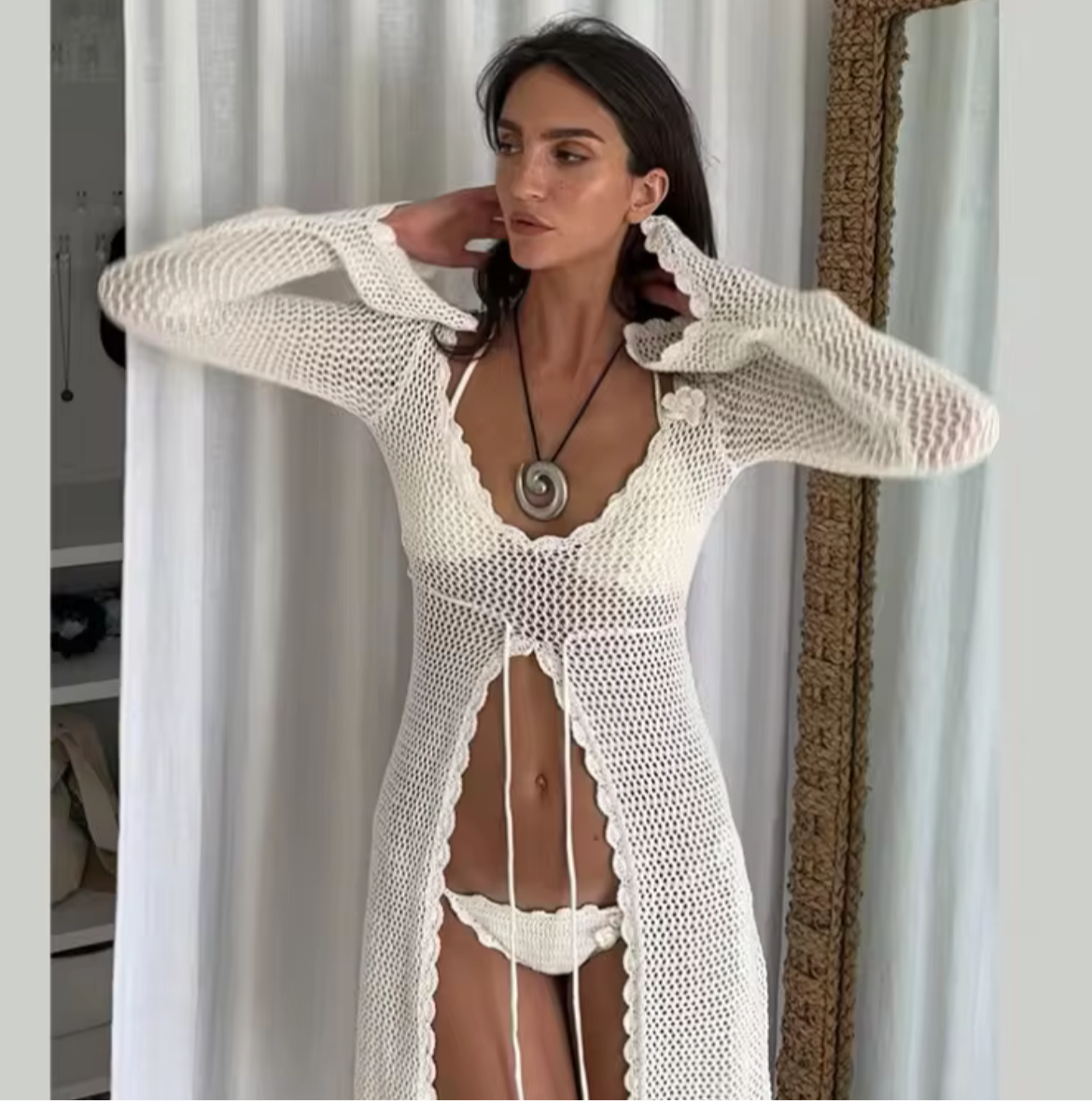 A Peach Motel Exclusive - In Your Dreams Knit Swim Coverup