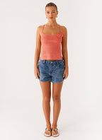 Sweet Petal Crochet Tank