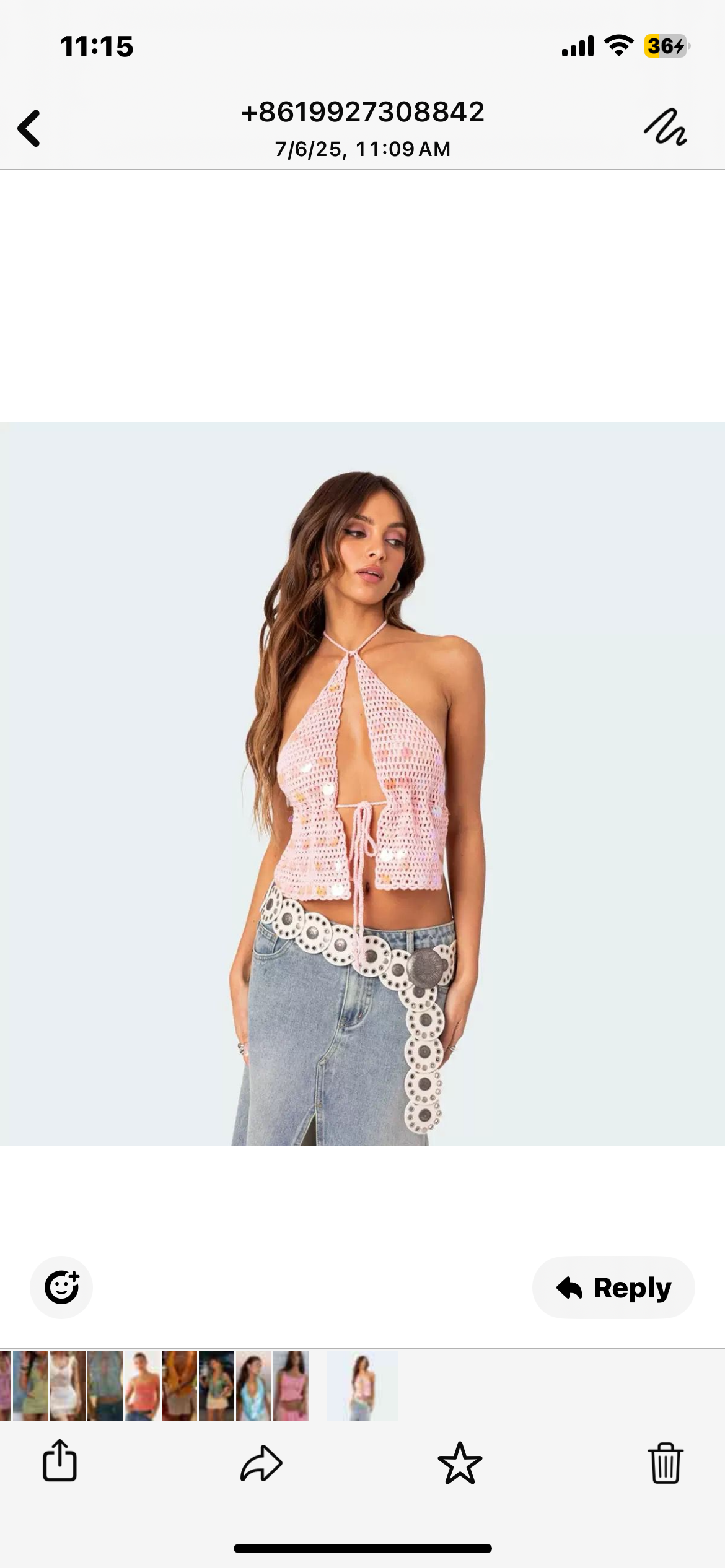 Peachy Keen Crochet Halter