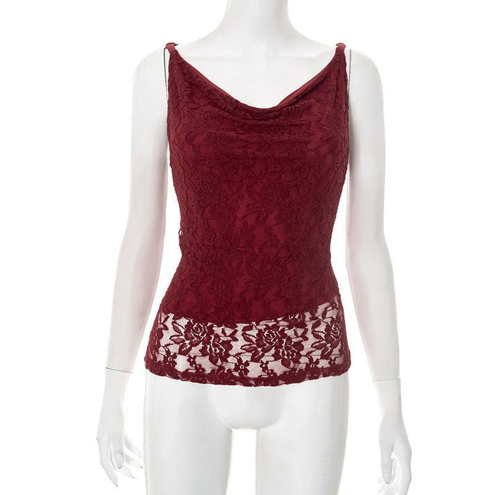 Scarlet Lace Off-Shoulder Corset Top