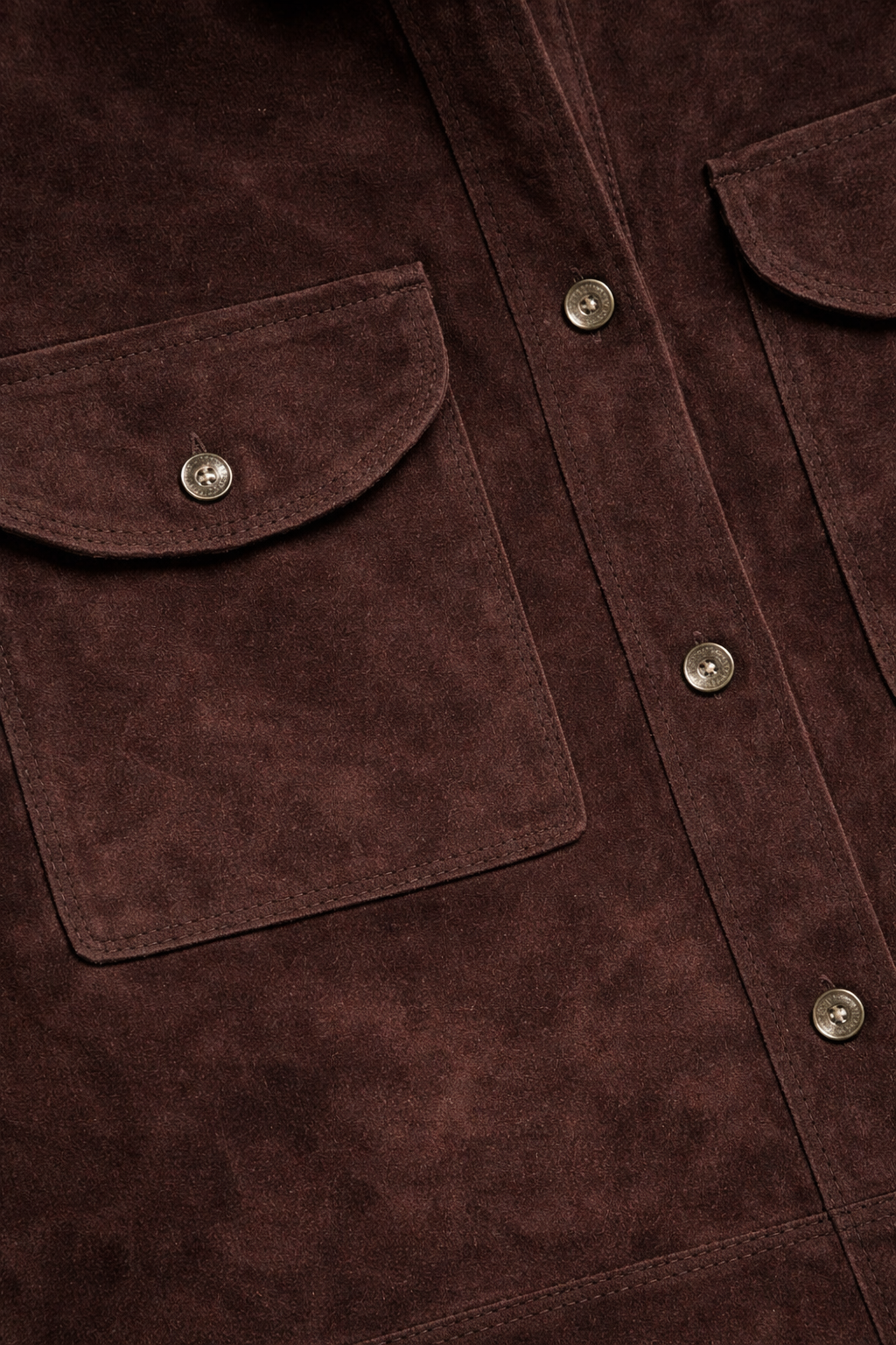 Brown Suede Overshirt Jacket – Luxe Button-Down Shacket for Effortless Layering