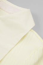 Luxury Ribbed Midi Dress with Feather Cuffs – Peach Motel