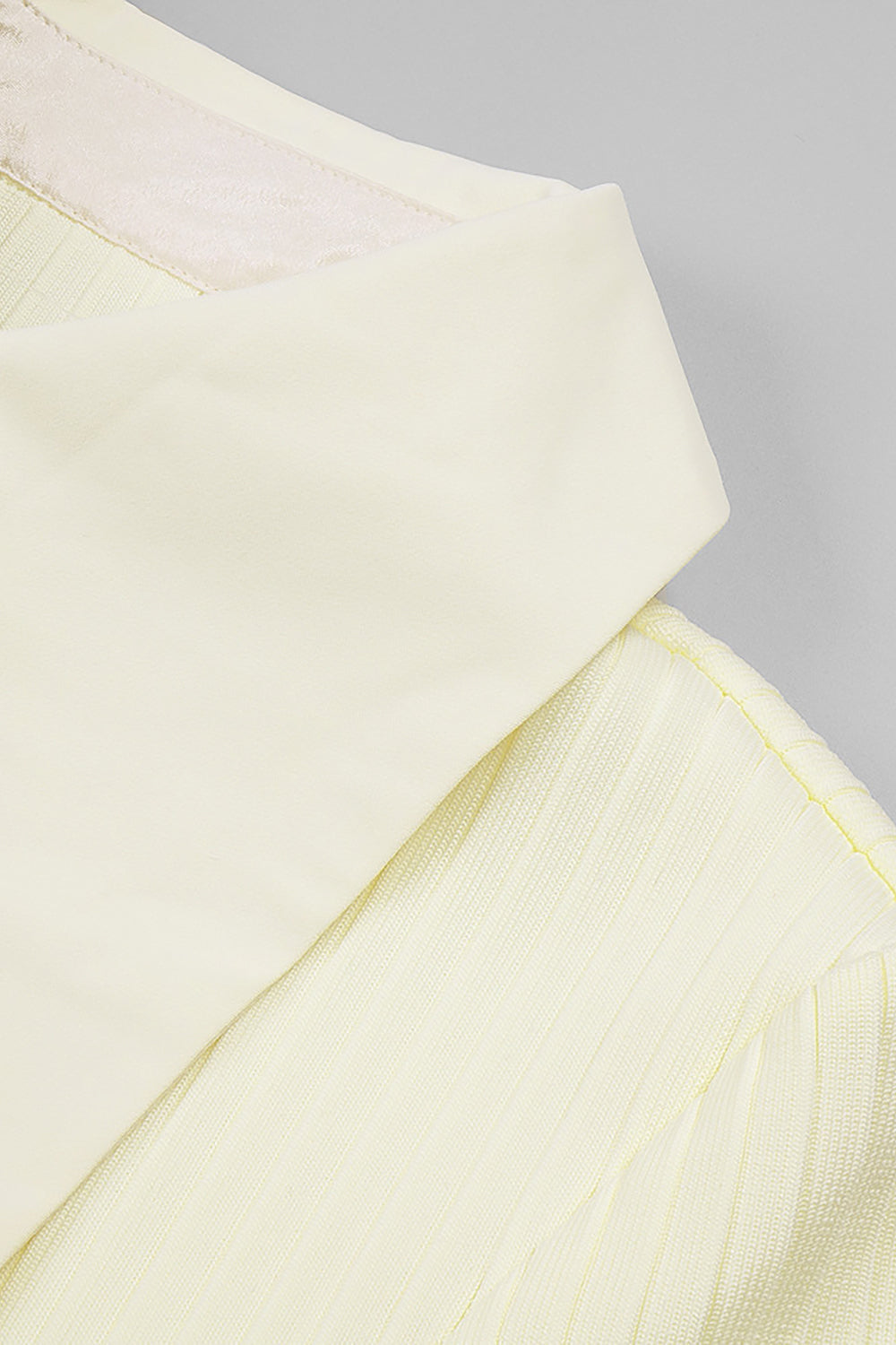 Luxury Ribbed Midi Dress with Feather Cuffs – Peach Motel