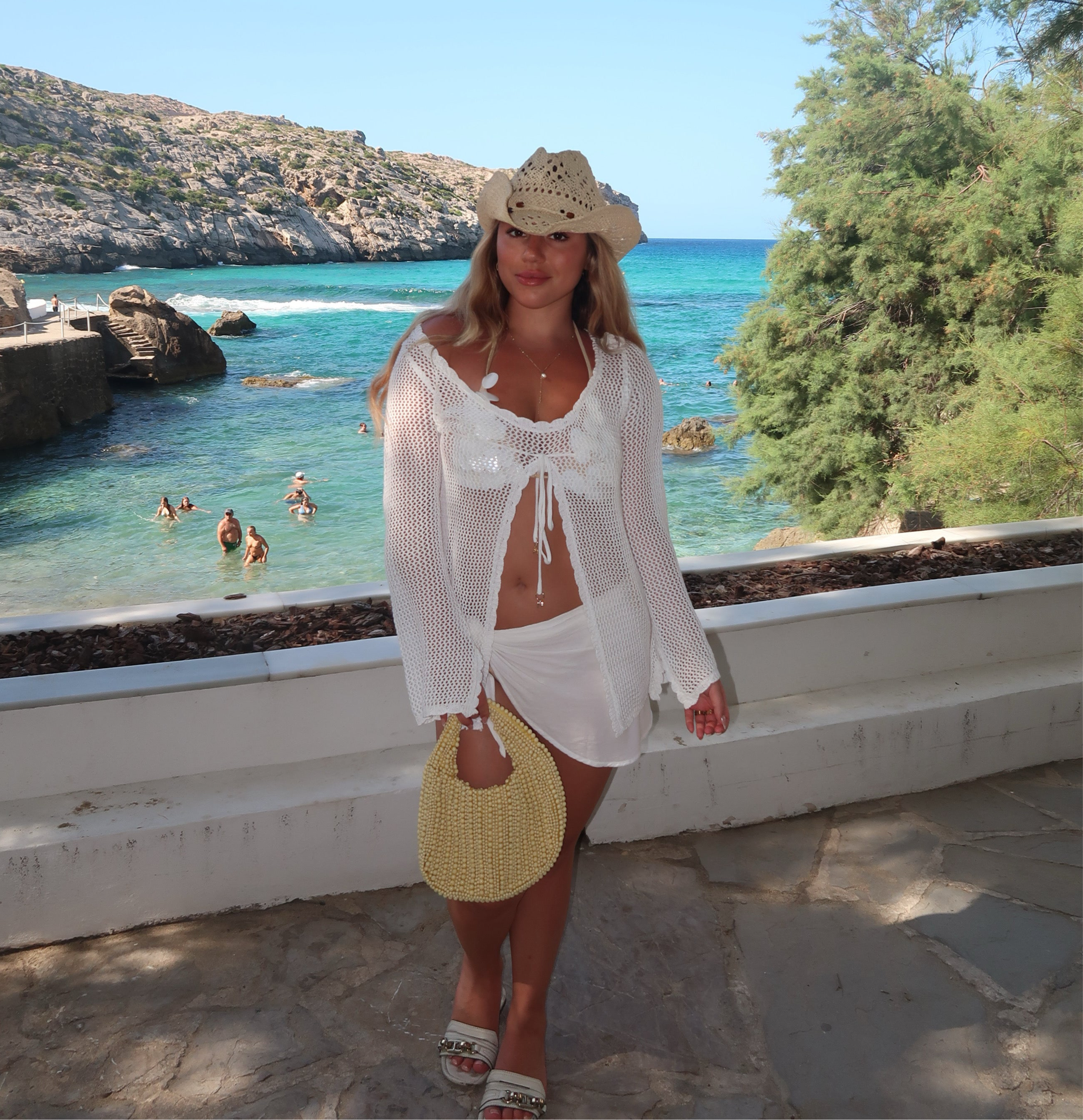 A Peach Motel Exclusive - In Your Dreams Knit Swim Coverup