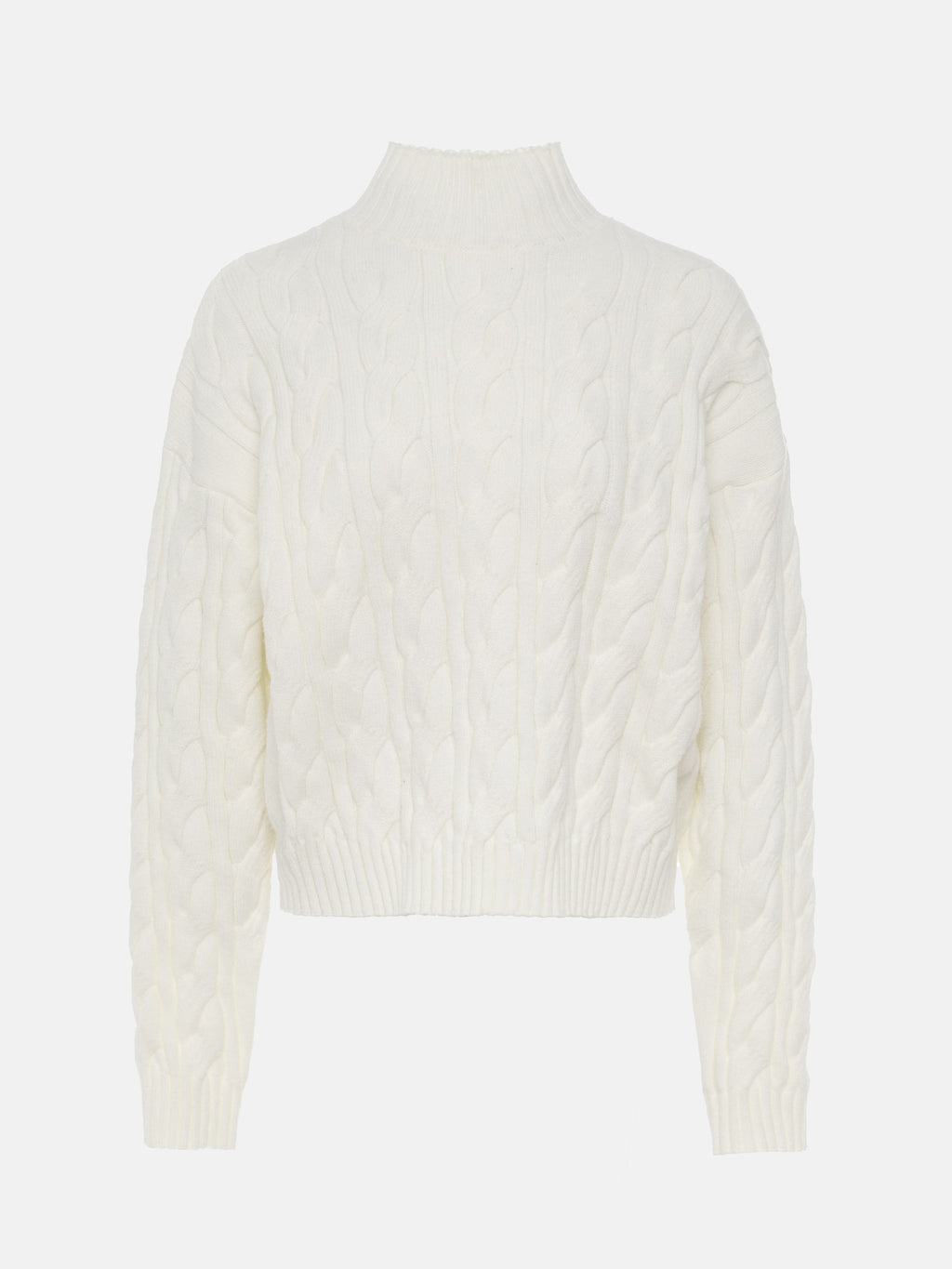 Cozy Cable Knit Sweater – Winter White Chunky Knit Pullover | Peach Motel