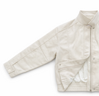 Oversized Taupe Faux Leather Jacket – Peach Motel
