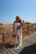 A Peach Motel Exclusive - Meet Me in Ibiza Swimsuit Skirt Coverup