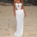 Isla Cutout Crochet Maxi Dress