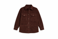 Brown Suede Overshirt Jacket – Luxe Button-Down Shacket for Effortless Layering