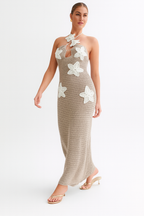 Star Studded Dress in Blue or Beige