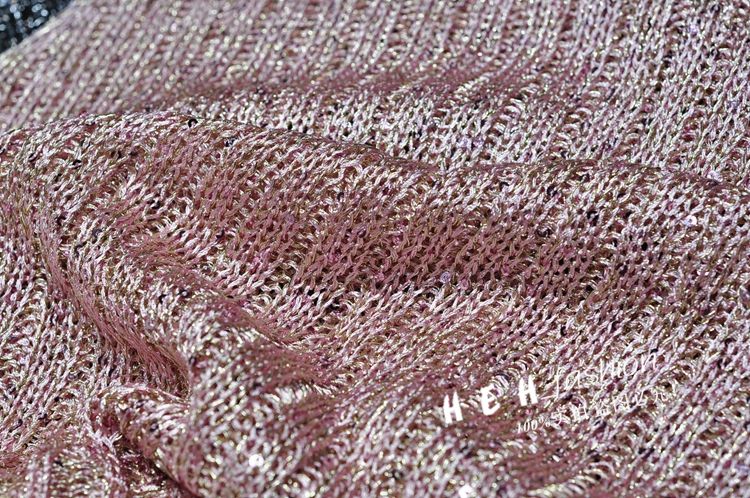 Pink Metallic Knit Tank Top – Sleeveless Shimmer Sweater Top | Peach Motel