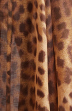 Fierce & Flawless Leopard Corset Midi Dress – Peach Motel
