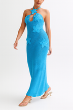 Star Studded Dress in Blue or Beige